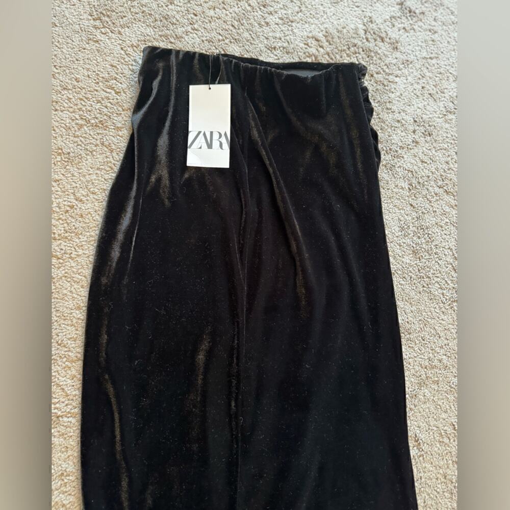 SIZE XS - RHINESTONE RING VELVET MIDI SKIRT - BRAND NEW WITH TAG - Picture 10 of 10
